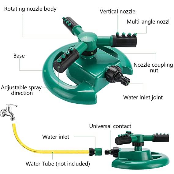 360 Degree Sprayer Head Water Saving Device - Moby Mart