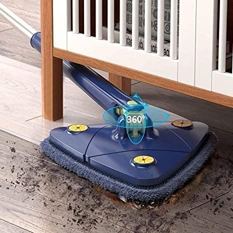 Blue Squeezing Triangle Cleaning Mop - Moby Mart