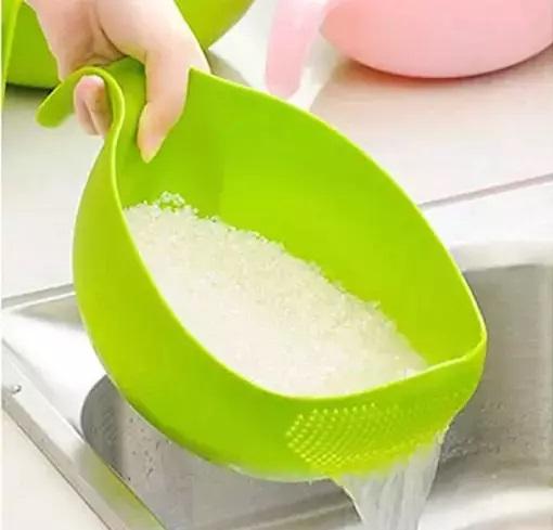 Colander Kitchen Strainer Sieve with Handle Bowl - Moby Mart