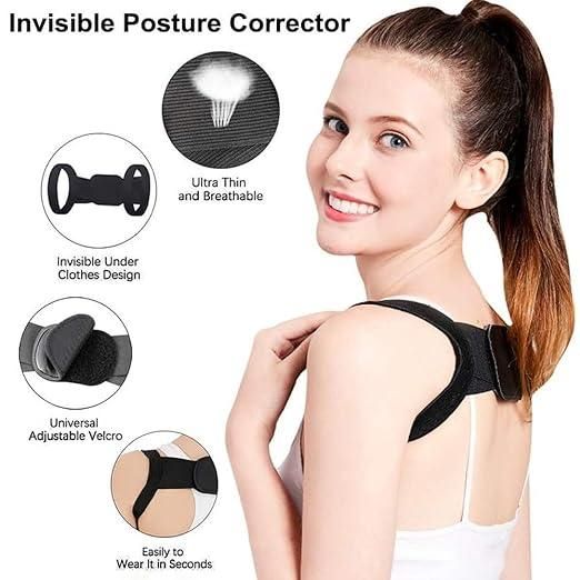 Shoulder & Back Straightener Elastic Spine Support Posture Corrector Belt