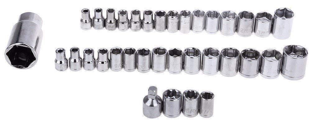 40 in 1 Pcs Multi-Purpose Socket Wrench Tool Kit for Repairing Socket Set - Moby Mart