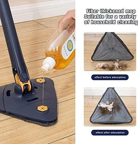 Blue Squeezing Triangle Cleaning Mop - Moby Mart