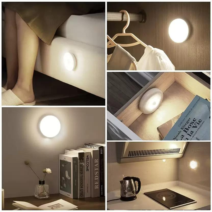 Motion Sensor Light for Home with USB Charging Wireless Self Adhesive LED Night Light - Moby Mart