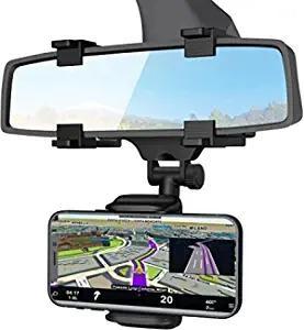 Multifunctional Rearview Mirror Phone Holder - Moby Mart