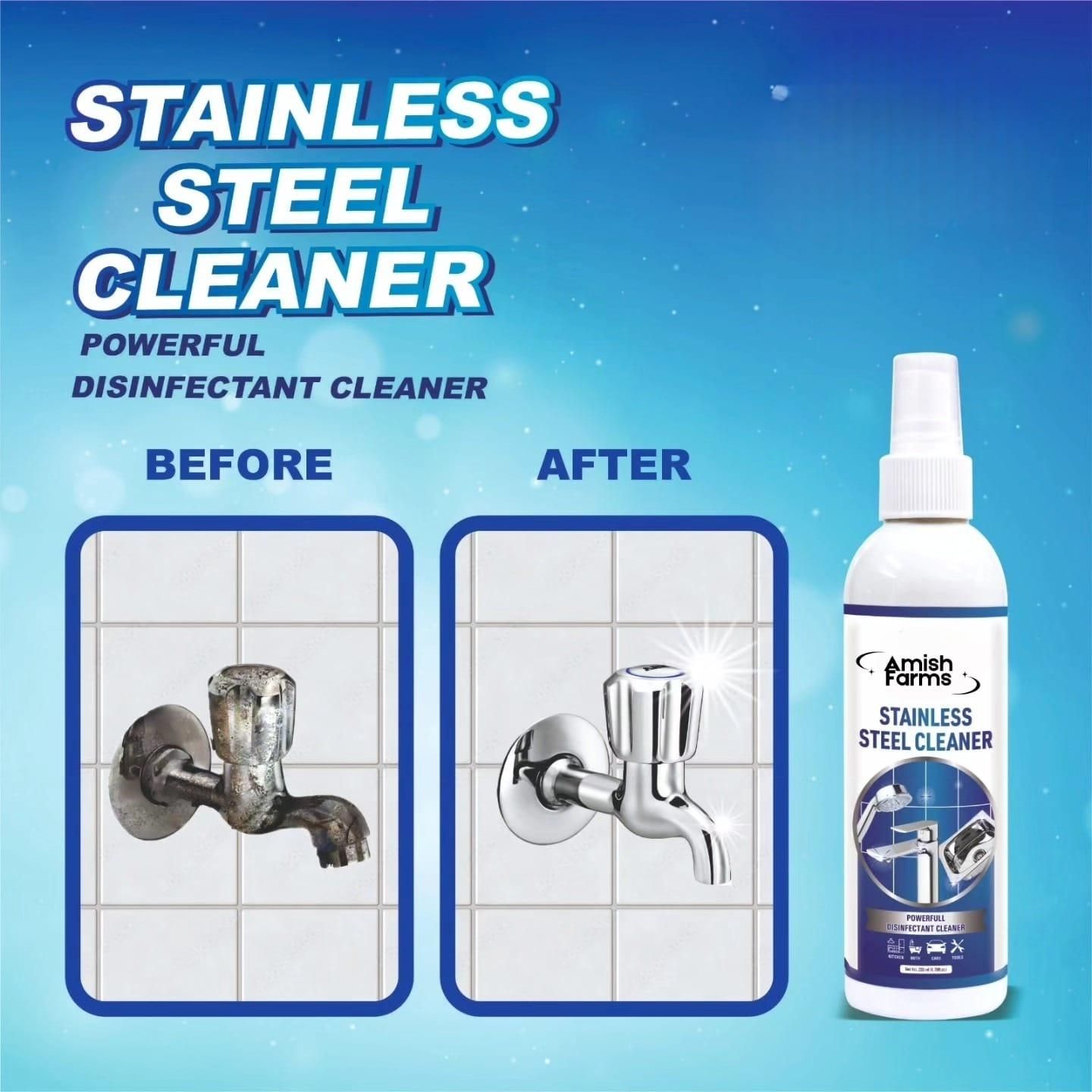 Stainless Steel Cleaner and Polish- 100 ML - Moby Mart