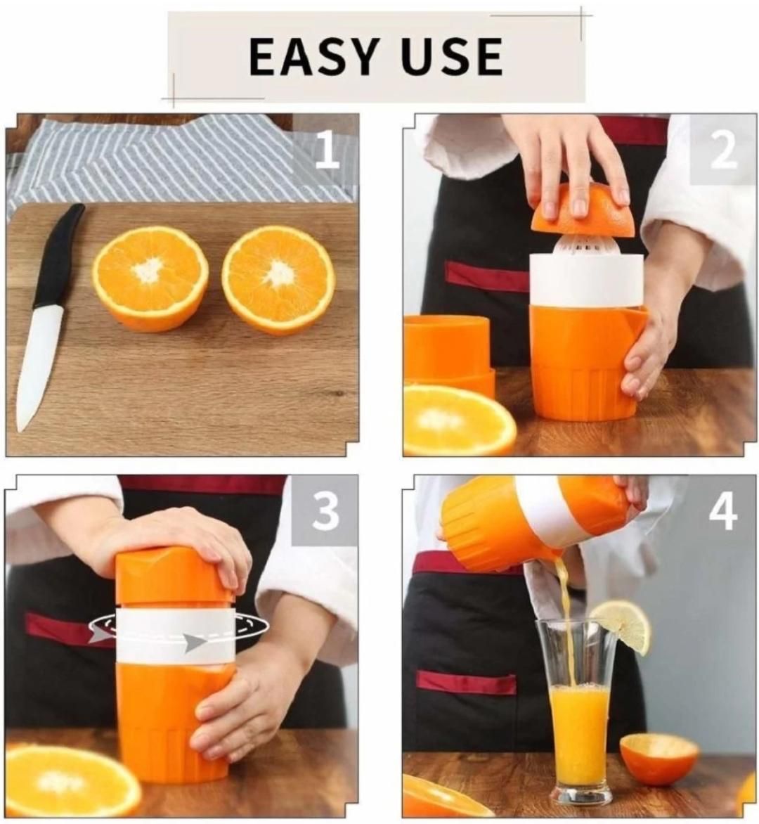 Manual Juicer Machine with Strainer and Container - Moby Mart