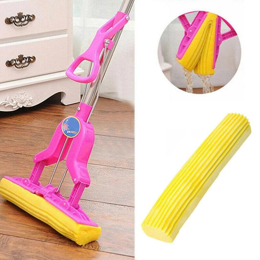 Mop Home Cleaning Sponge Floor Cleaning & Folding Absorbing Squeeze Water Magic Mop (Assorted) - Moby Mart