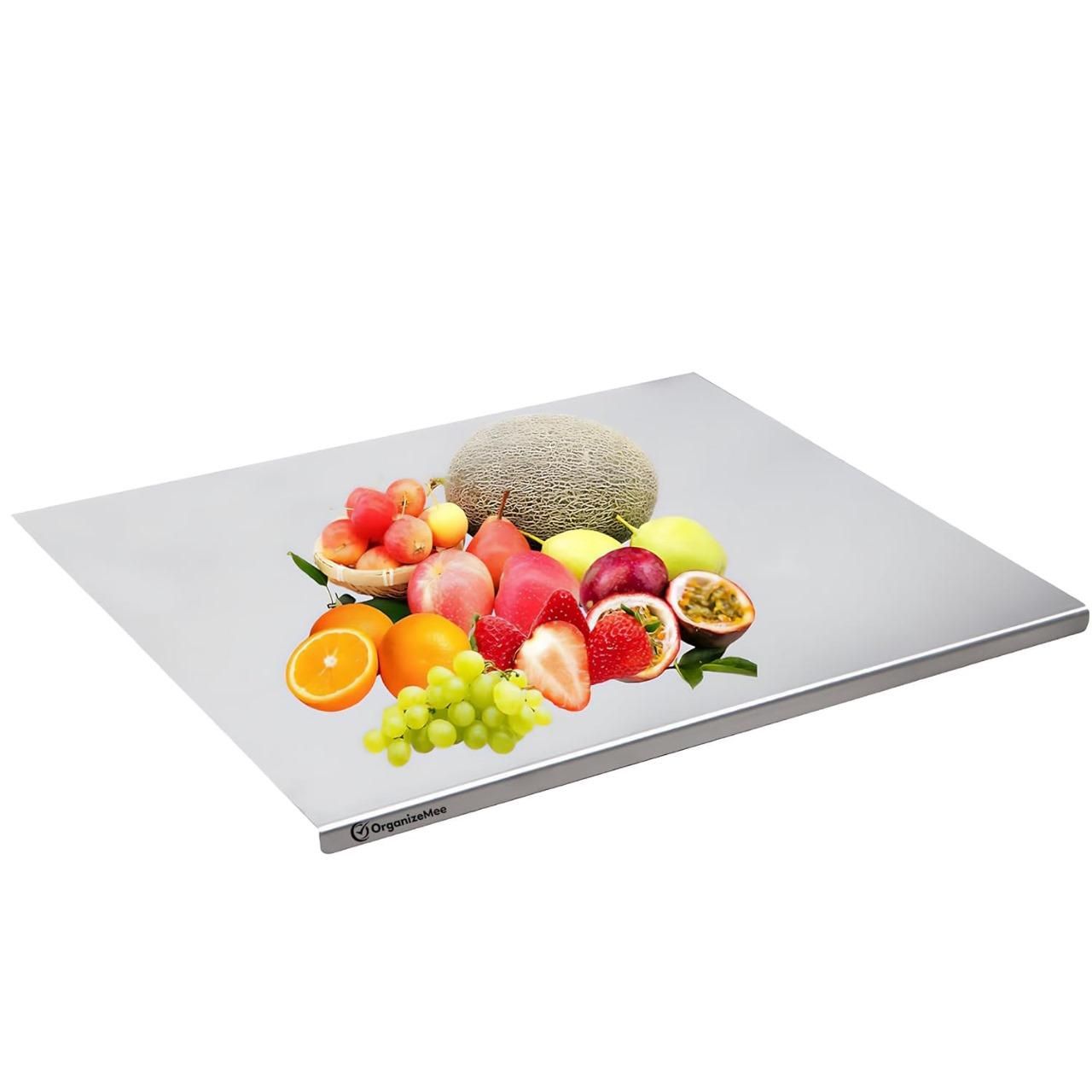 Stainless Steel Chopping Board (35x31cm) - Moby Mart