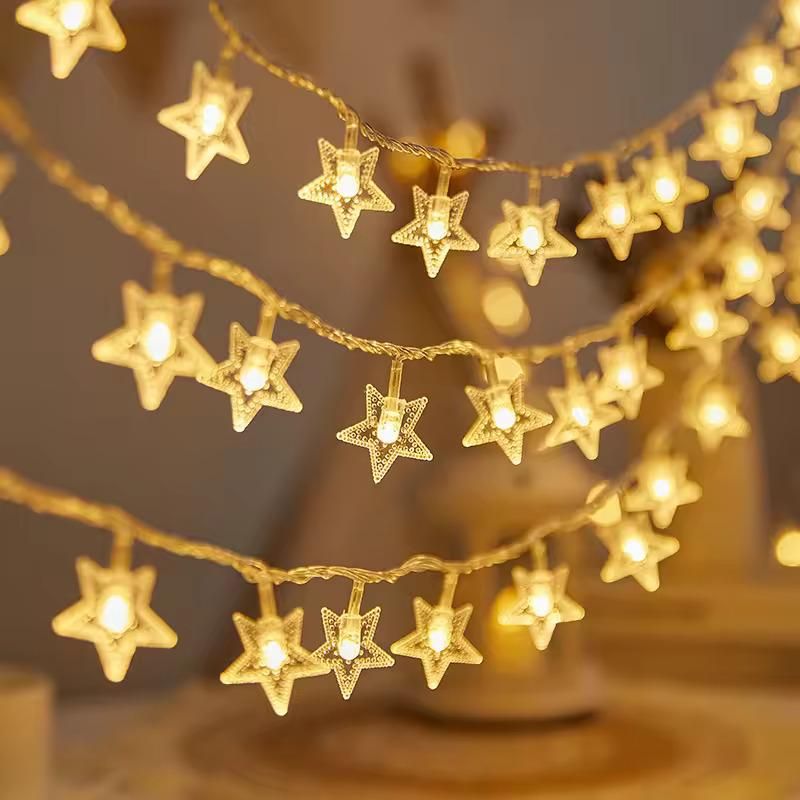 Serial String Star Lights for Decoration - Moby Mart