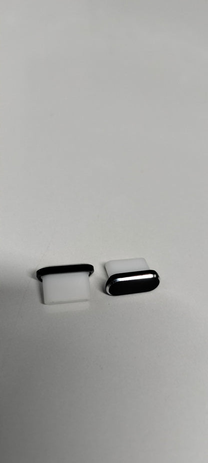 C-Type Charging Port Protective Cap for Android Mobile Devices and Laptops (Pack of 2) - Moby Mart