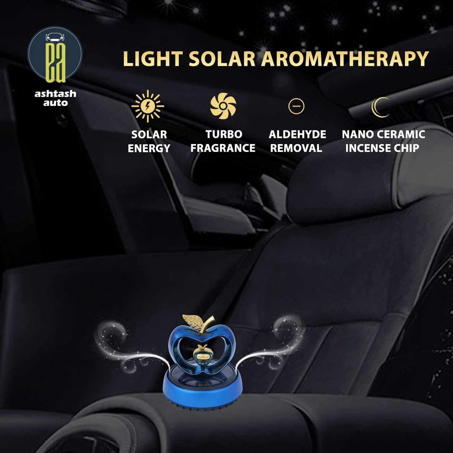 Auto Apple Solar Perfume Aromatherapy for Car - Moby Mart