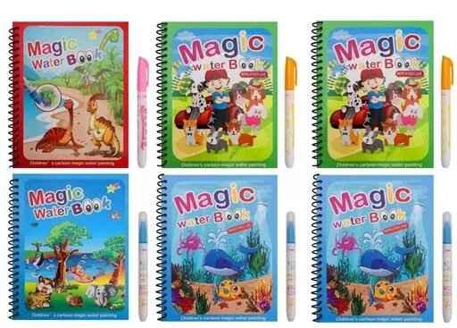 Reusable Magic Water Painting Book (Pack of 6)