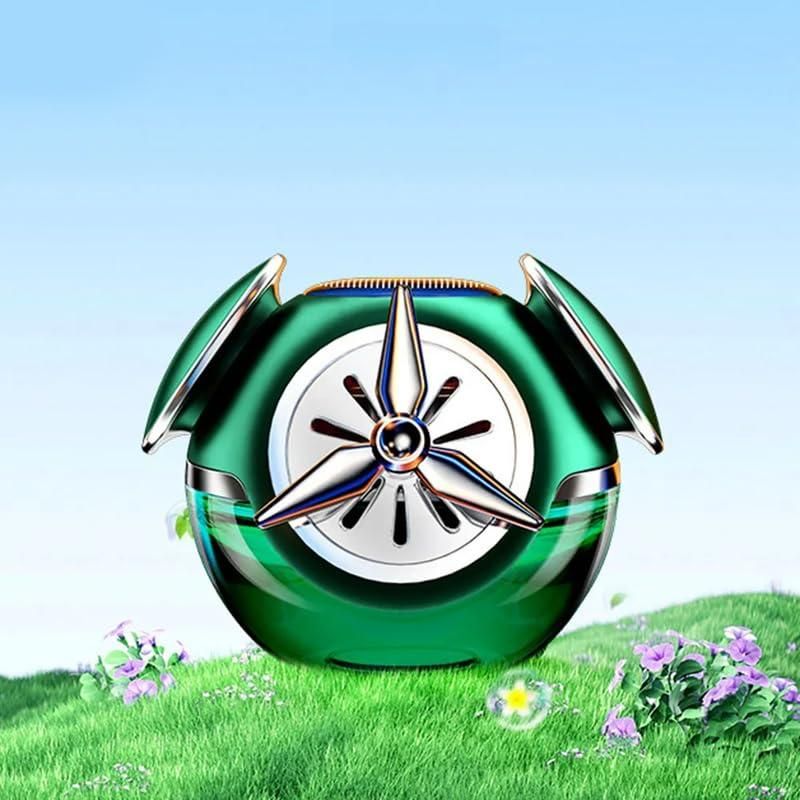 Powered Liquid Car Perfume - Auto Rotation Fan for Car Dashboard - Moby Mart