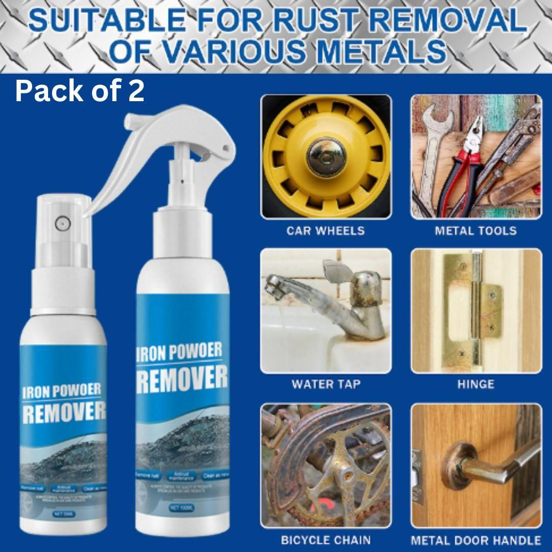 Car Rust Remover Spray 100ML (Pack of 2) - Moby Mart