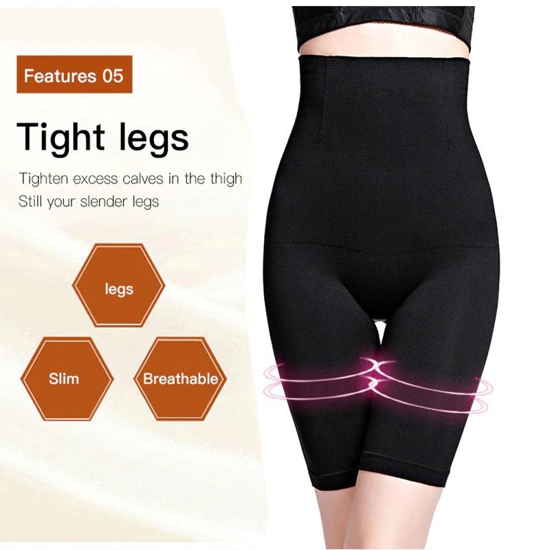 4-in-1 Shaper - Quick Slim Shape Wear Tummy, Back, Thighs, Hips - Black/Efffective Seamless Tummy Tucker Shapewear Body Shaper