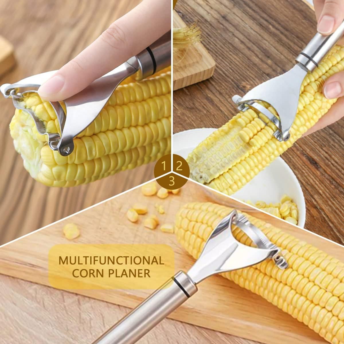 Stainless Steel Corn Peeler - Moby Mart