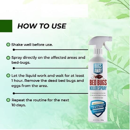 Bedbug killer spray Non-Toxic Pack of 1 (200 ml ) - Moby Mart