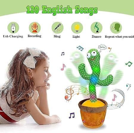 LED Musical Dancing & Mimicry Cactus Toy