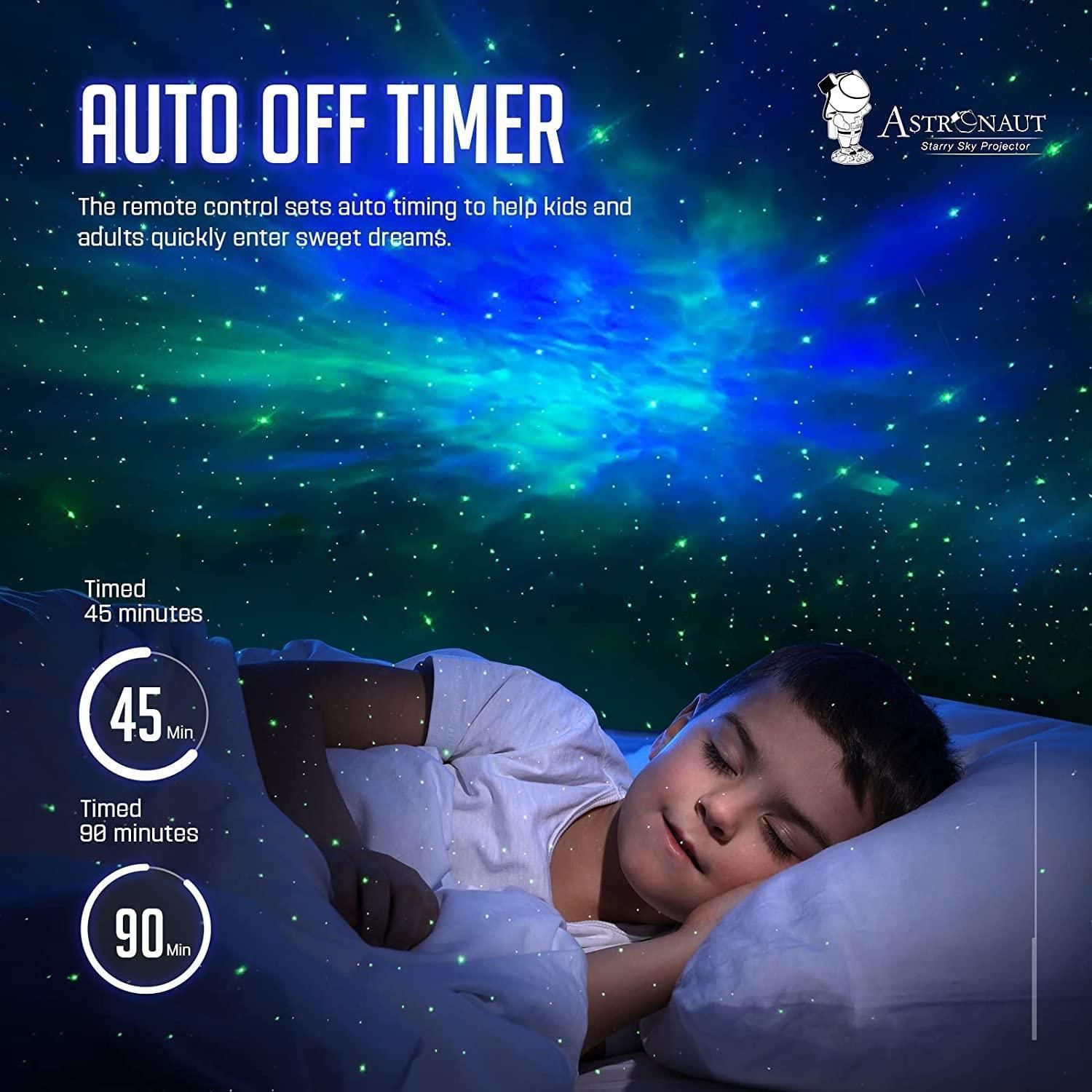 Astronaut Galaxy Projector - 360 Magnetic Head Rotation, Remote Control - Moby Mart