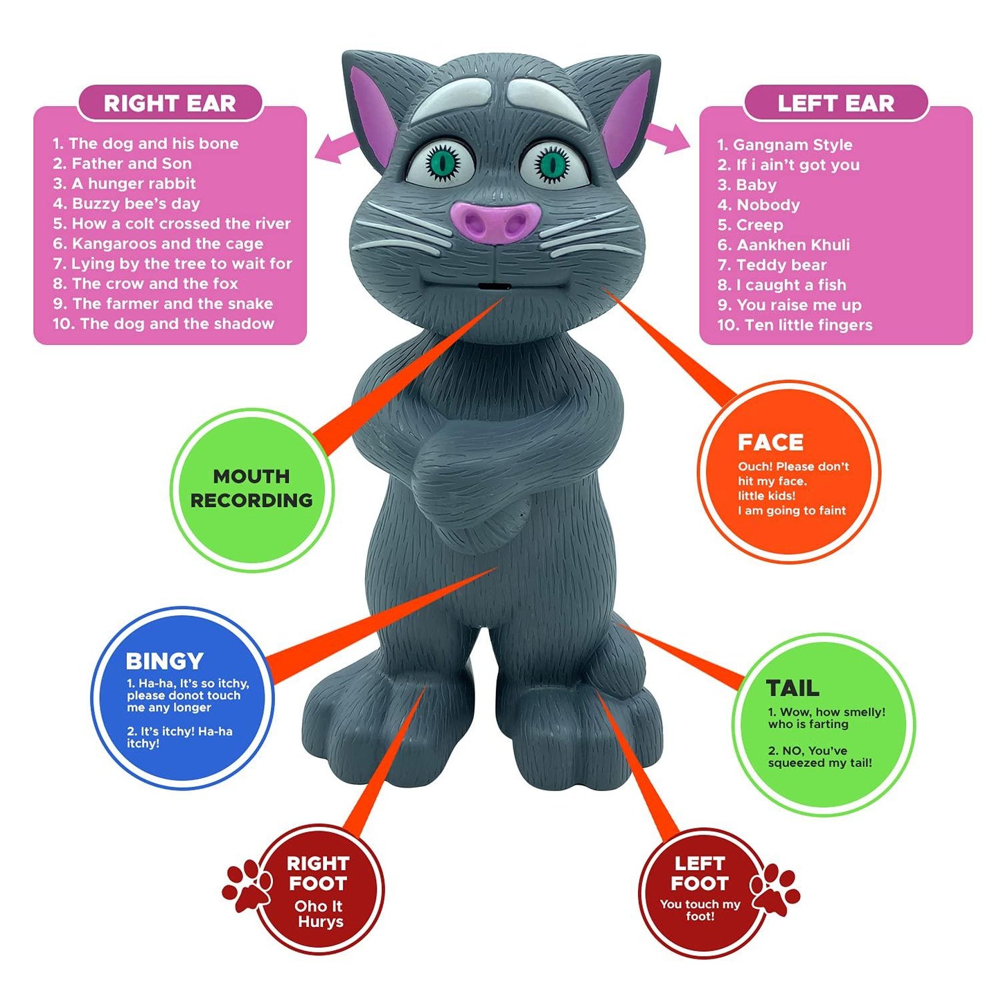 Intelligent Talking Tom Cat