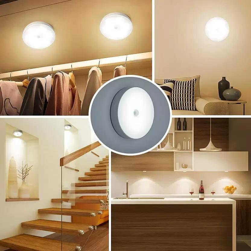 Motion Sensor Light for Home with USB Charging Wireless Self Adhesive LED Night Light - Moby Mart