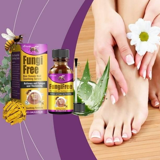 Fungi Free Bee Venom Nail Treatment Solution Serum (15ml) (Pack of 2) - Moby Mart