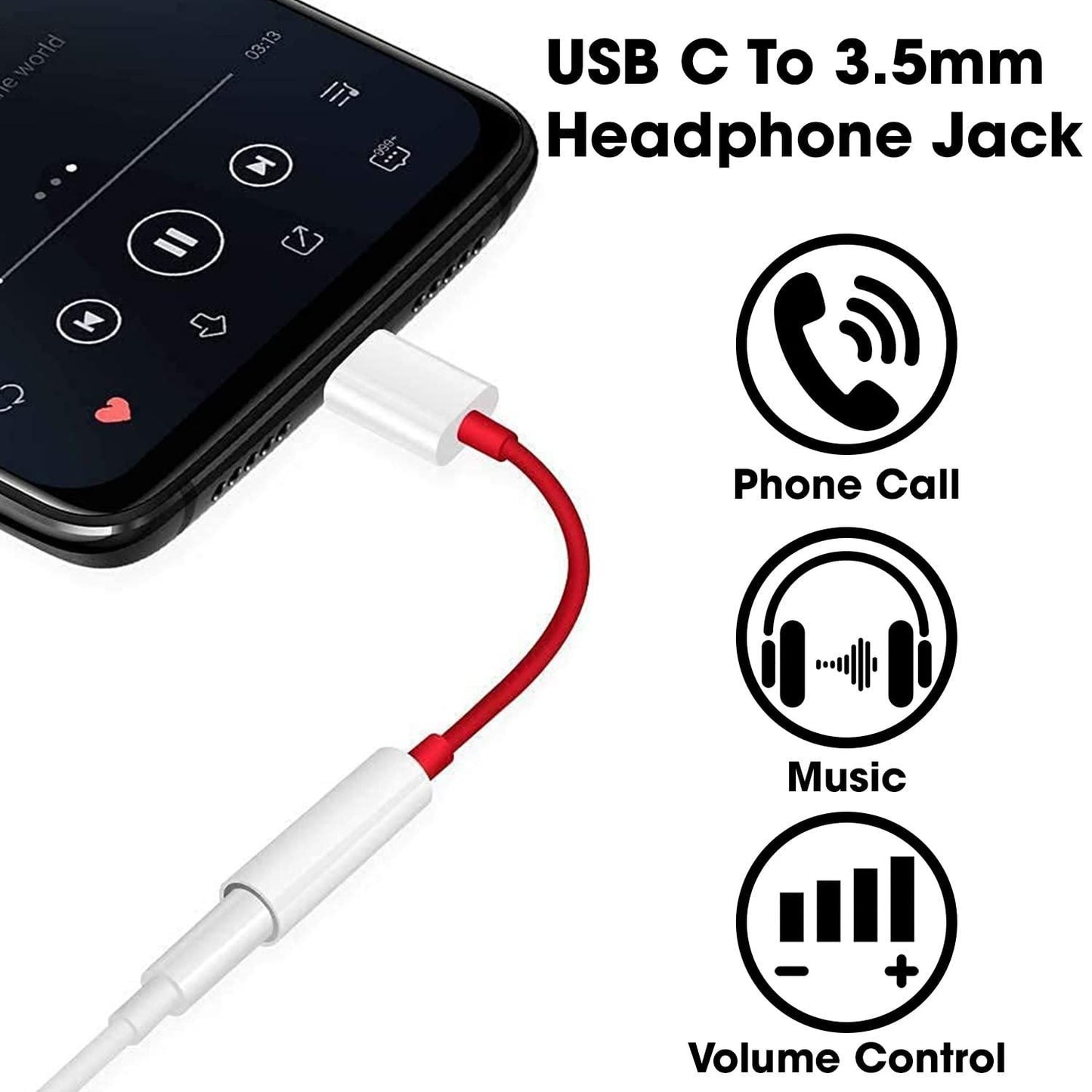 Type C to 3.5 mm Jack Audio Connector - Moby Mart