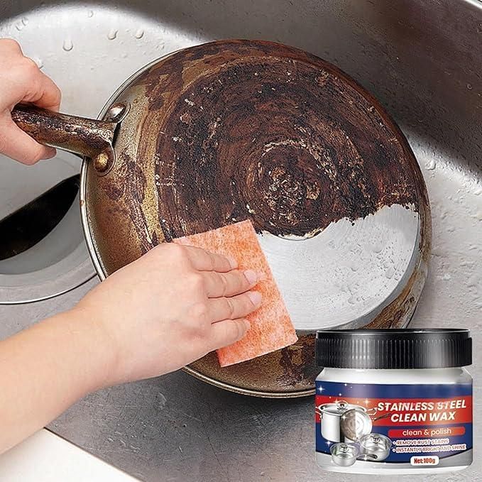 Stainless Steel Cleaning Wax- 100g - Moby Mart