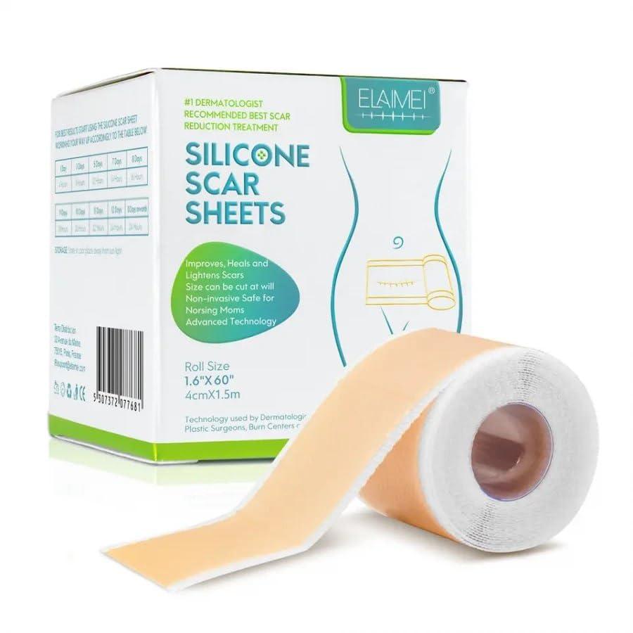 Silicone Scar Sheets, Silicon gel sheets for Scars Transparent Medical Silicone Gel Tape