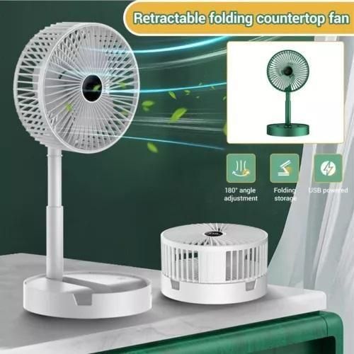 Powerful Rechargeable High Speed Table Desk Fan - Moby Mart