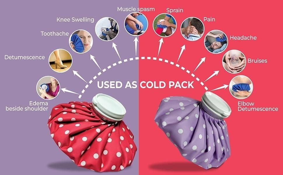 9 inch Hot Water Bag Ice bag For Pain Relief - Moby Mart