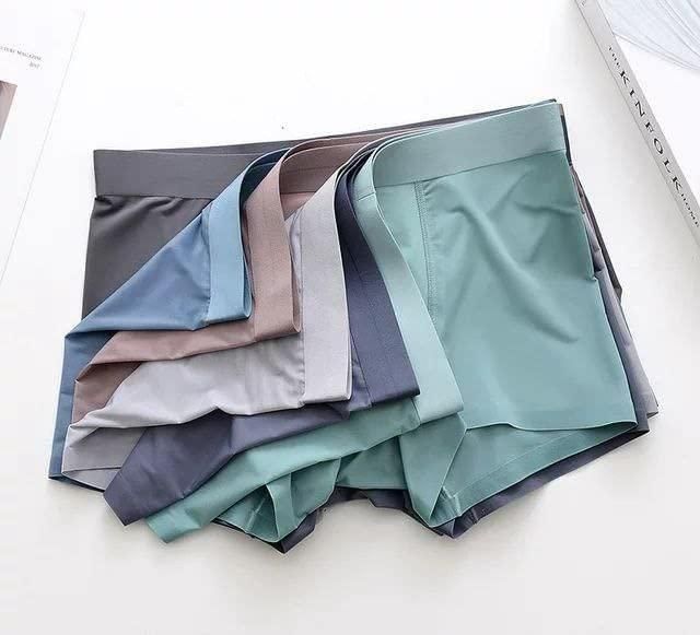 Men's Ice Silk Briefs Boxers (Pack of 5) - Moby Mart