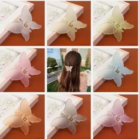 Korean Trendy fashion Butterfly Non-Slip Clip (Pack of 4) - Moby Mart