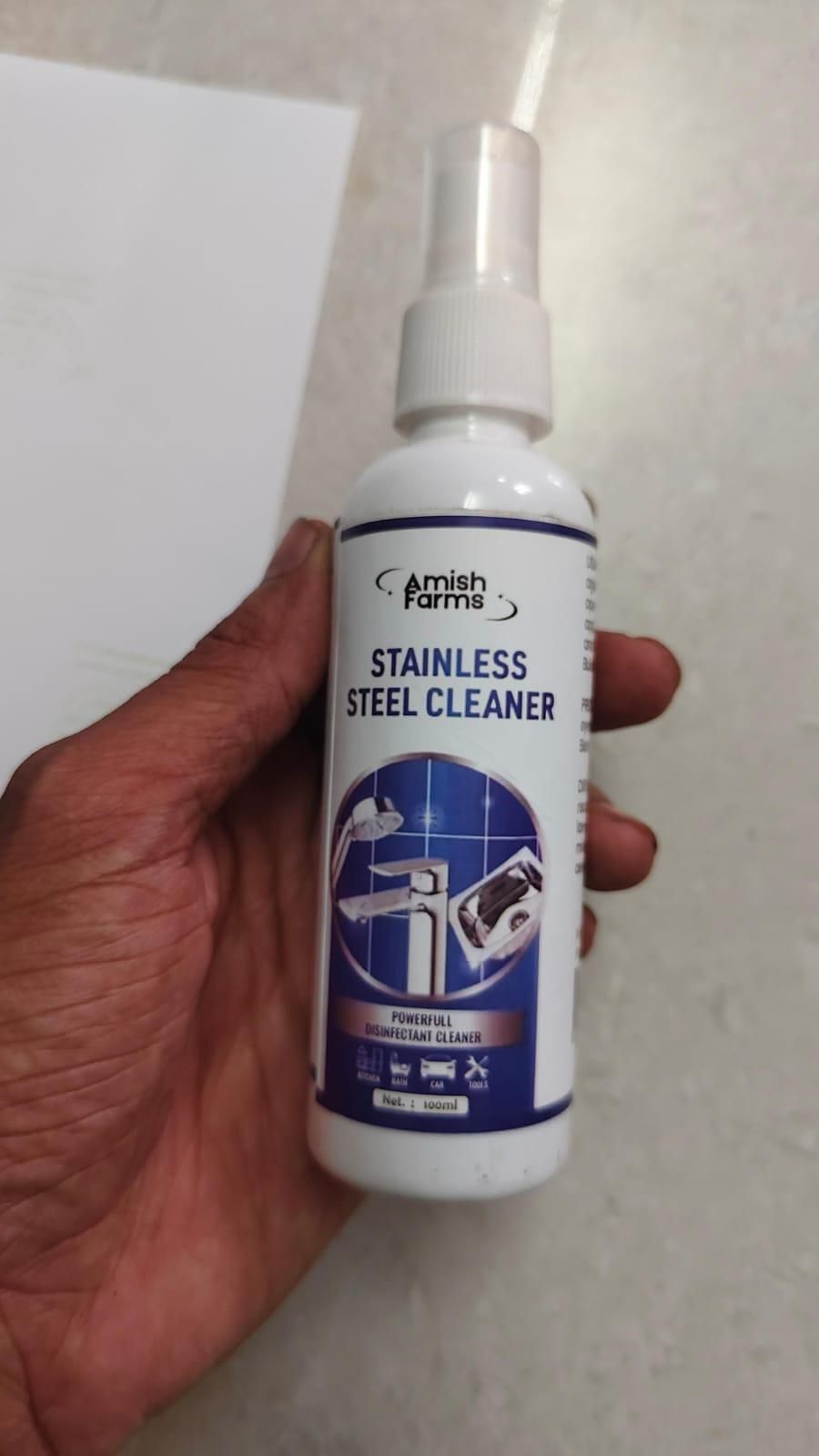 Stainless Steel Cleaner and Polish- 100 ML - Moby Mart