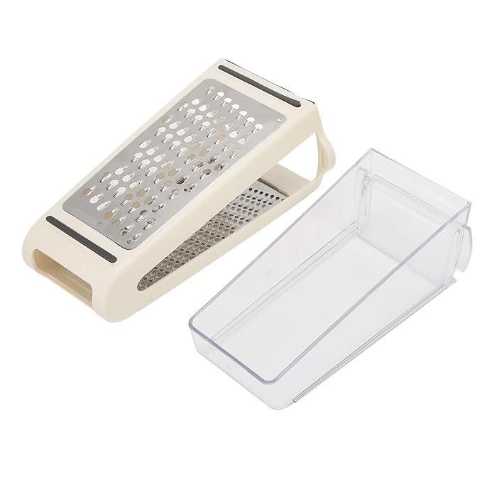 Double Sided Grater with a Clear Container - Moby Mart