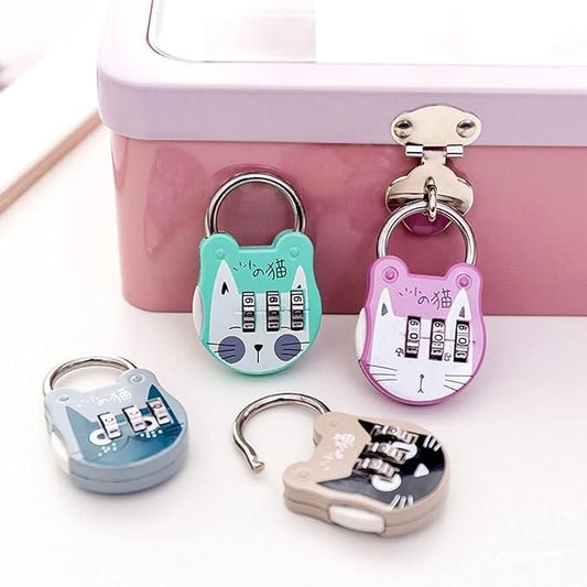 Mini Luggage Lock Anti-theft Travel Bag Digit Code Lock Gym Locker - Moby Mart