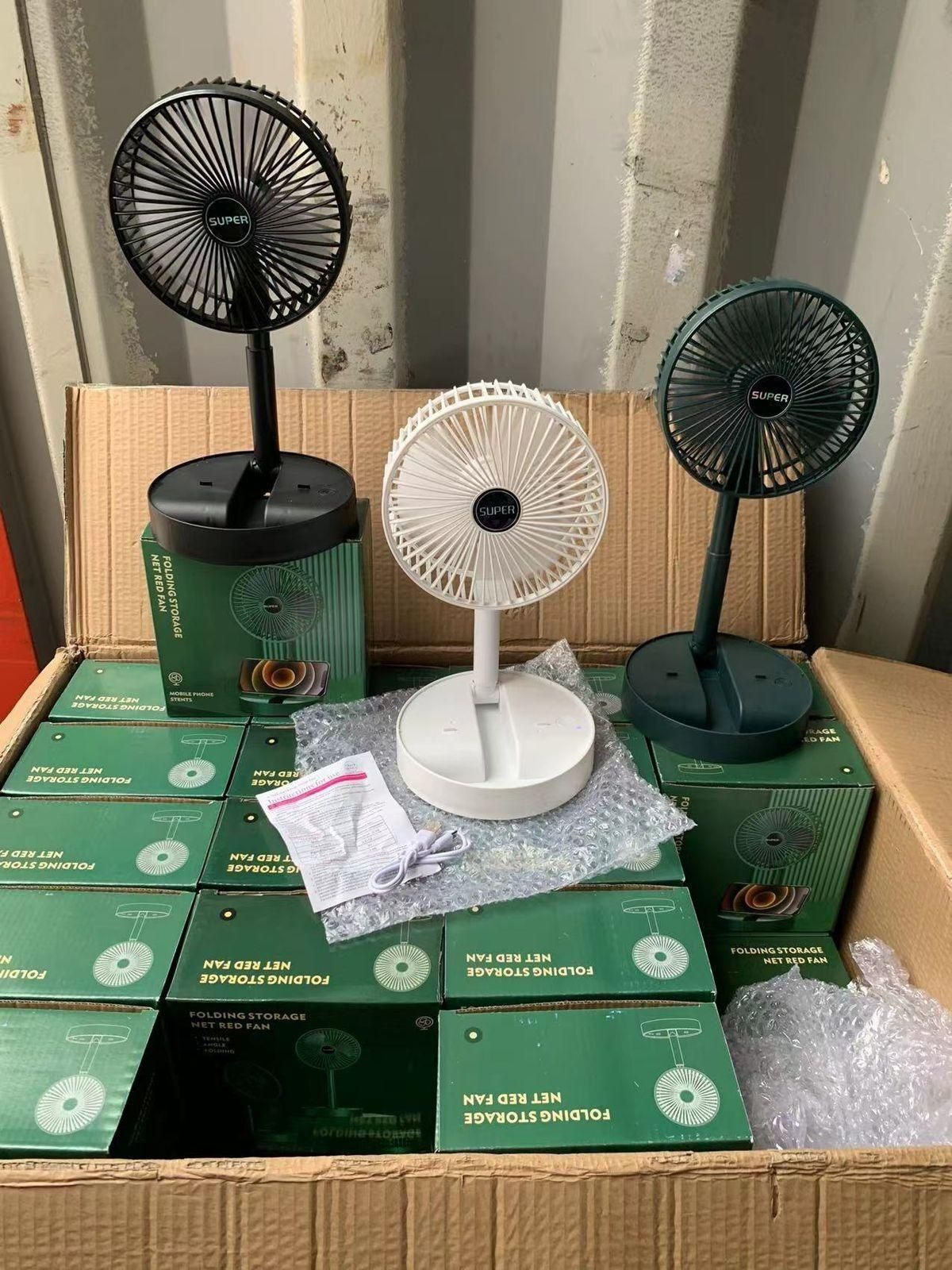 Powerful Rechargeable High Speed Table Desk Fan - Moby Mart