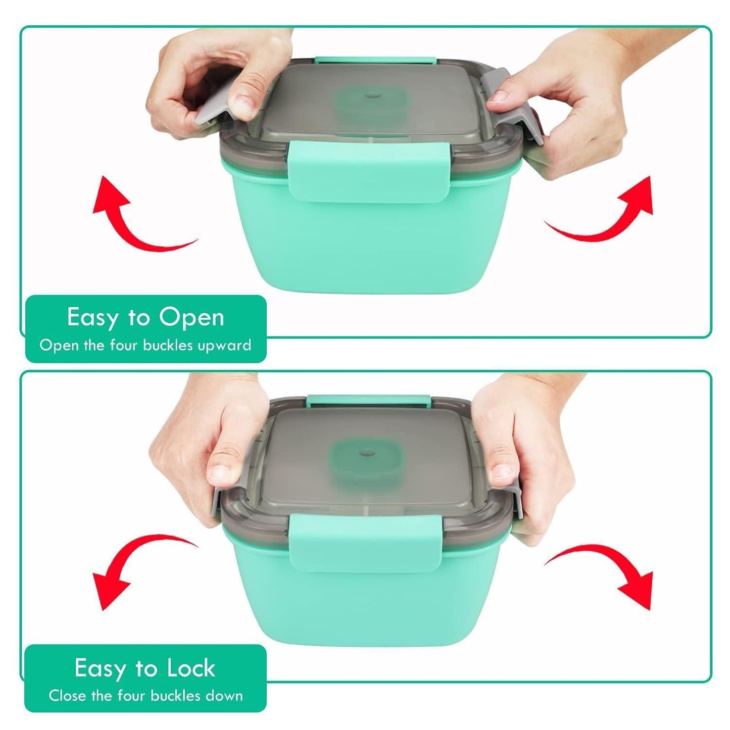 Lunch Box with 3 Compartments - Moby Mart