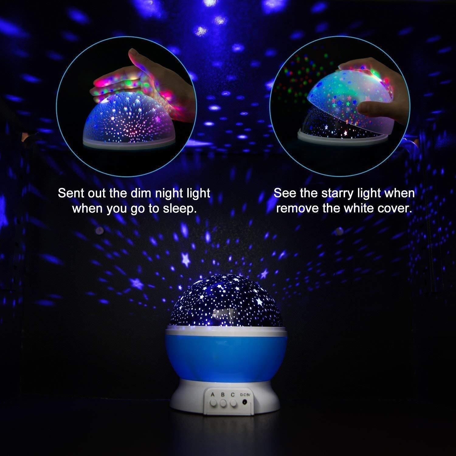 Star Master Dream Color Changing Rotating Projection Lamp - Moby Mart