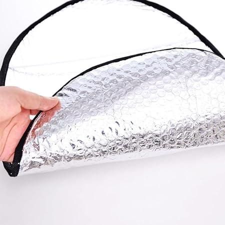 Sun Shade Bike Seat Cover Aluminium Foil for Two-wheelers - Moby Mart