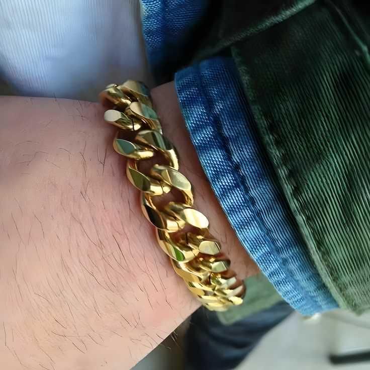 BD Gold Cuban Bracelet Men - Moby Mart