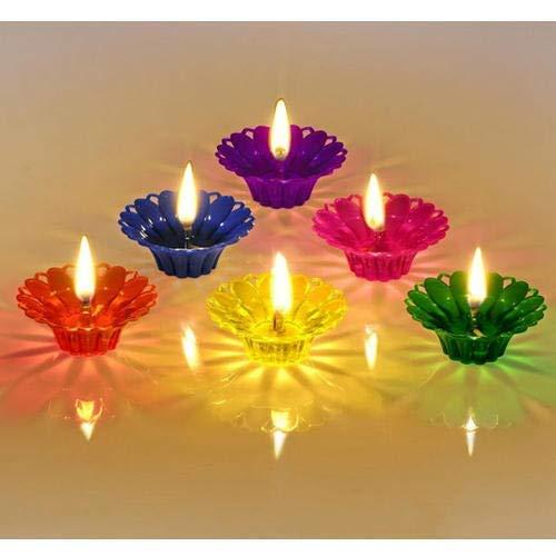 Set of 12 and set of 24 3D Reflection Diya - Moby Mart