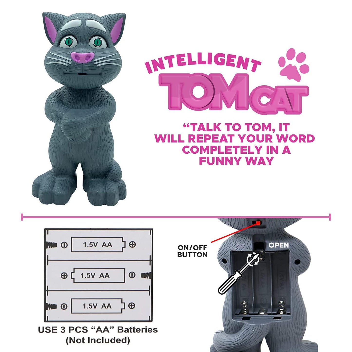 Intelligent Talking Tom Cat