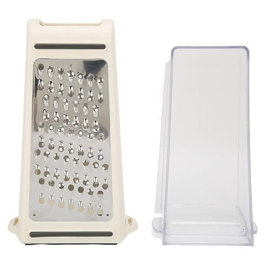 Double Sided Grater with a Clear Container - Moby Mart