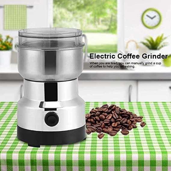 Electric Smash Machine, Multifunction Small Food Grinder Grain Grinder, Portable Coffee Bean Grinder - Moby Mart