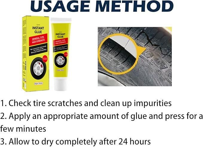 Car Tire Crack Repair Glue 50g (Pack of 2) - Moby Mart