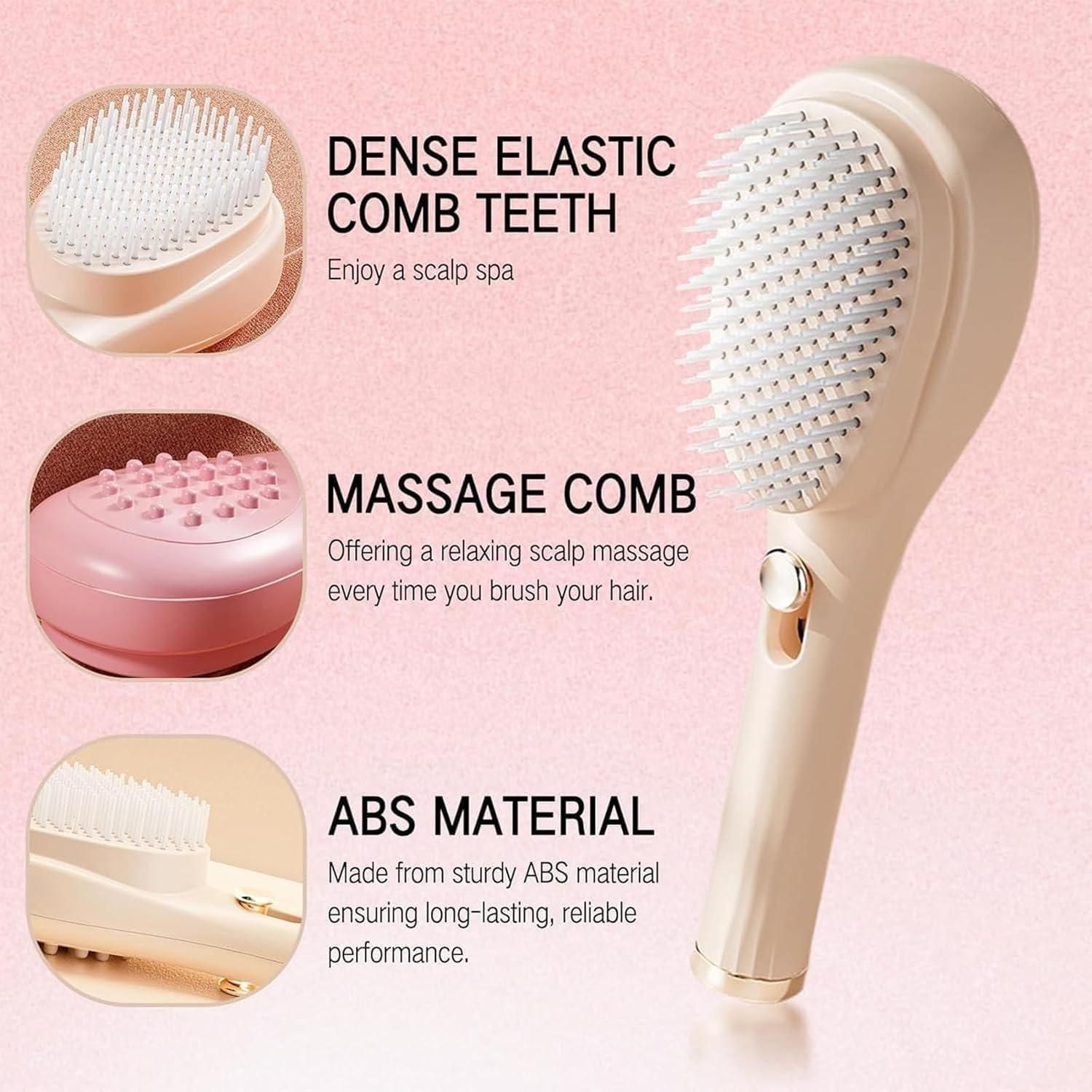 Scalp Massage Comb with Retractable Bristle - Moby Mart