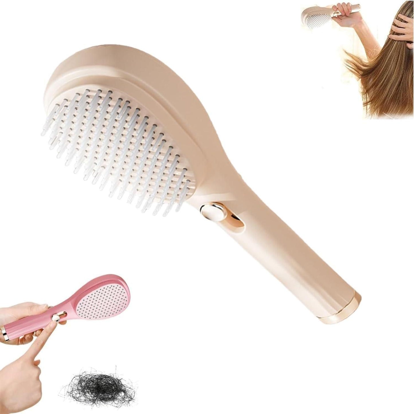 Scalp Massage Comb with Retractable Bristle - Moby Mart